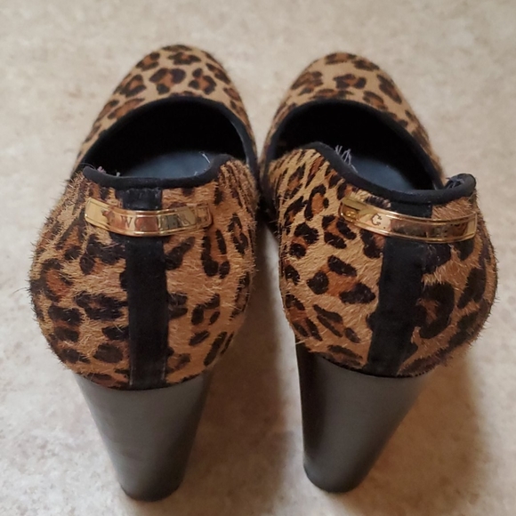 Leopard Print Fur C. Wonder Heels - Picture 3 of 5